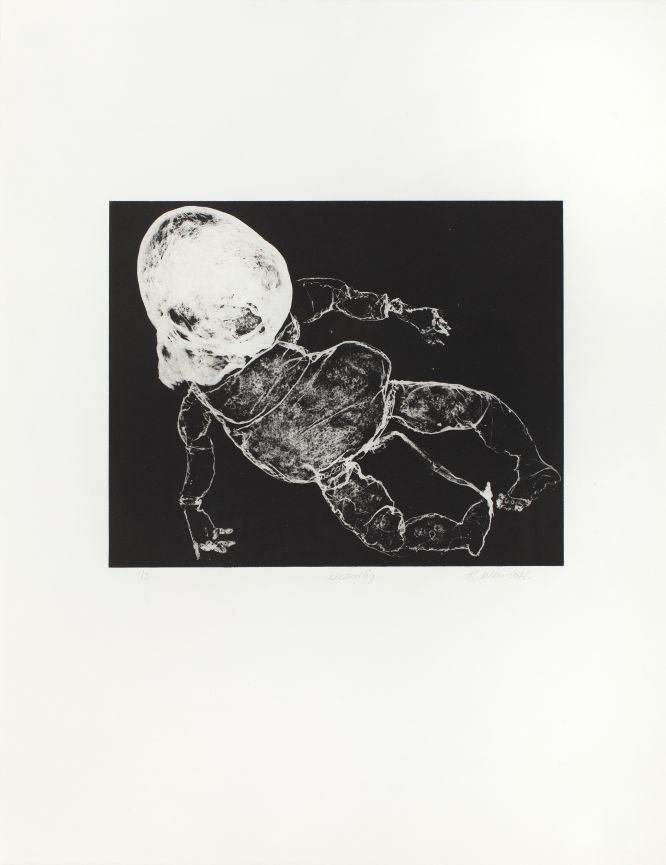 Click the image for a view of: Rosemarie Marriott. eiesoortig. 2015. Edition 3. polymer etching. 650X500mm